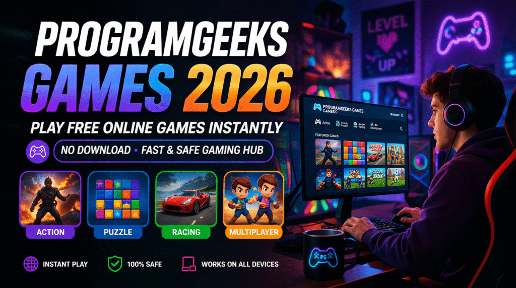 ProgramGeeks Games 2026: Play Free Online Games Instantly (No Download, Fast & Safe Gaming Hub) ProgramGeeks Games